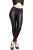 SLINKYSTYLEZ HL5AX FrontContour booty leggings - WETLOOK BLACK - STANDARD (L57D-N10-mlbS)