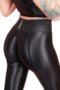 SLEEKCHEEK HL5AN classic booty leggings - QS190 WETLOOK BLACK - STANDARD (L57D-N10-mlbS)