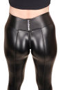 SLEEKCHEEK HL5AX_ZV6 Ouvert-Zip Contour Booty Leggings - SensiPelle Z550 - STANDARD (L55D-ZV6-mlbS)