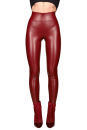 SuperSLIX HL5AN Classic Booty Leggings - SensiPelle Z550 WEINROT - STANDARD  (L56D-N10-ME)