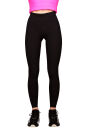 SuperSLIX HL5AN-KB Classic Booty Leggings - PSK182 SCHWARZ-NEONPINK- STANDARD (L57D-N10-ME) XS