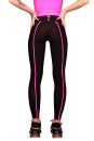 SuperSLIX HL5AN-KB Classic Booty Leggings - PSK182 SCHWARZ-NEONPINK- STANDARD (L57D-N10-ME) XS