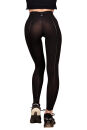 SuperSLIX HL5AN-KB Classic Booty Leggings - PSK182 SCHWARZ-SILKYTEX - STANDARD (L57D-N10-ME) XS