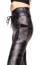 LD01 Jeggings mit Smartphone-Tasche SCHWARZ-GRAU