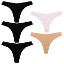 SL50 Damen Seamless Slips - 5 Stück Packung