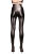LD02 High Waist Leggings mit silbernem  Front-Zipper - SilkyTex THERMO