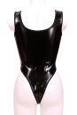 BD20 Damen Ouvert Lack-String-Body - SCHWARZ