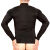 TM20 Men Longsleeve Poly Stretch Shirt - BLACK