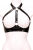 TL21 Ladies Vinyl Bustier without breasts - BLACK
