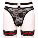 SM30 Herren Spitzen-Slip mit Strumpfhaltern