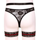 SM30 Herren Spitzen-Slip mit Strumpfhaltern