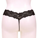 SL31 Damen Spitzen Perlen-Slip