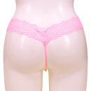 SL31 Damen Spitzen Perlen-Slip
