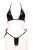 KL12 Ladies set bikini - GlossySpandex