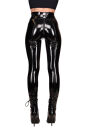 SuperSLIX HL5A_ZV6 Ouvert-Zip Leggings - CrystalLac SCHWARZ - STANDARD (L56D-ZV6-ME) XS