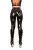 SuperSLIX HL5A_ZV6 Ouvert-Zip Leggings - CrystalLac SCHWARZ - STANDARD (L56D-ZV6-ME) XS