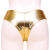 SL40 Damen V-Slip Hotpants - GlossySpandex