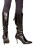 RS02 Damen High Heels Stiefel Lederoptik Absatz 8cm