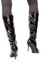 RS03 Damen High Heels Stiefel Lack Absatz 8cm