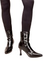 RS05 Ladies High Heels Stiefelette Lederoptik 8.5cm