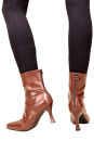 RS05 Ladies High Heels Ankle Boots leatherlook 8.5cm