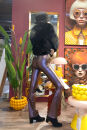 SuperSLIX HL2BWN Bootcut CheekyWedge Leggings SilkyTex...