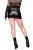 SuperSLIX RD3-H classic hip miniskirt (30cm) - VeggieLeather Z600 BLACK